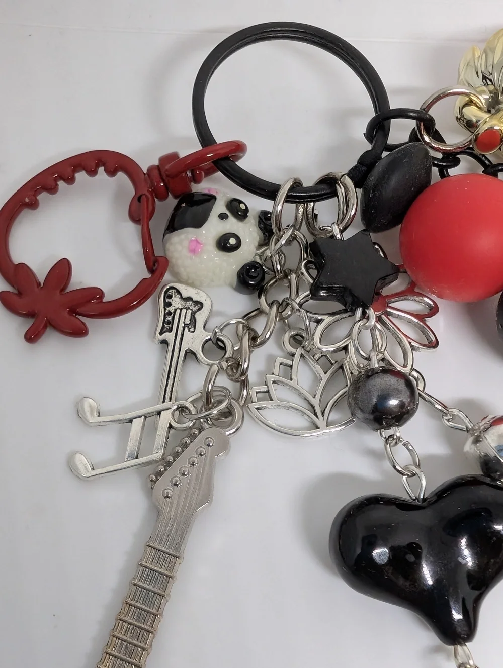 Handmade Long Nana Osaki Nana Anime Strawberry Keychain